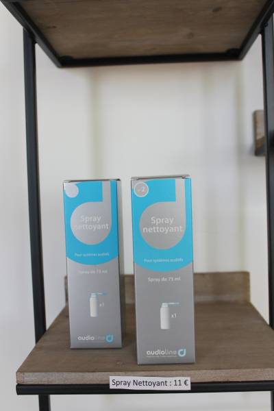 Spray nettoyant pour appareils auditifs