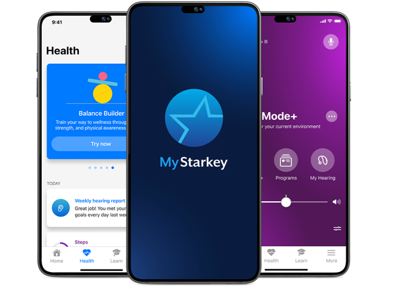 Application My Starkey à Polliat (entre Mâcon et Bourg en Bresse) : piloter ses aides auditives depuis son smartphone et son Apple Watch