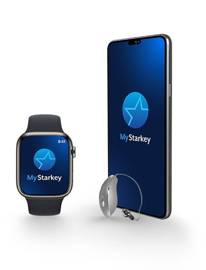 Application My Starkey à Polliat (entre Mâcon et Bourg en Bresse) : piloter ses aides auditives depuis son smartphone et son Apple Watch