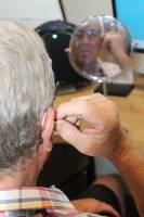 Appareil auditif mini contour rechargeable beige